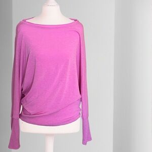 Women's Pink Long Sleeve Top